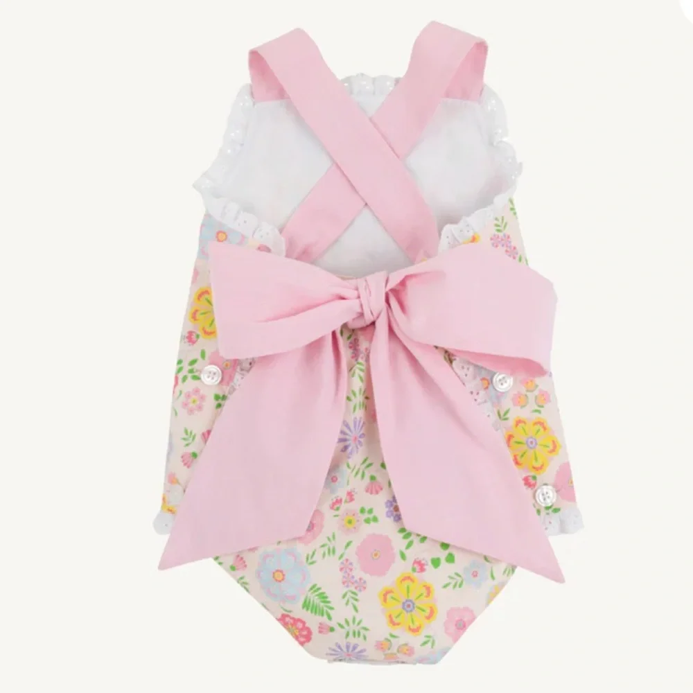 Rare Beaufort Bonnet Sisi Sunsuit Boca Grande Begonia TBBC Girls 2T